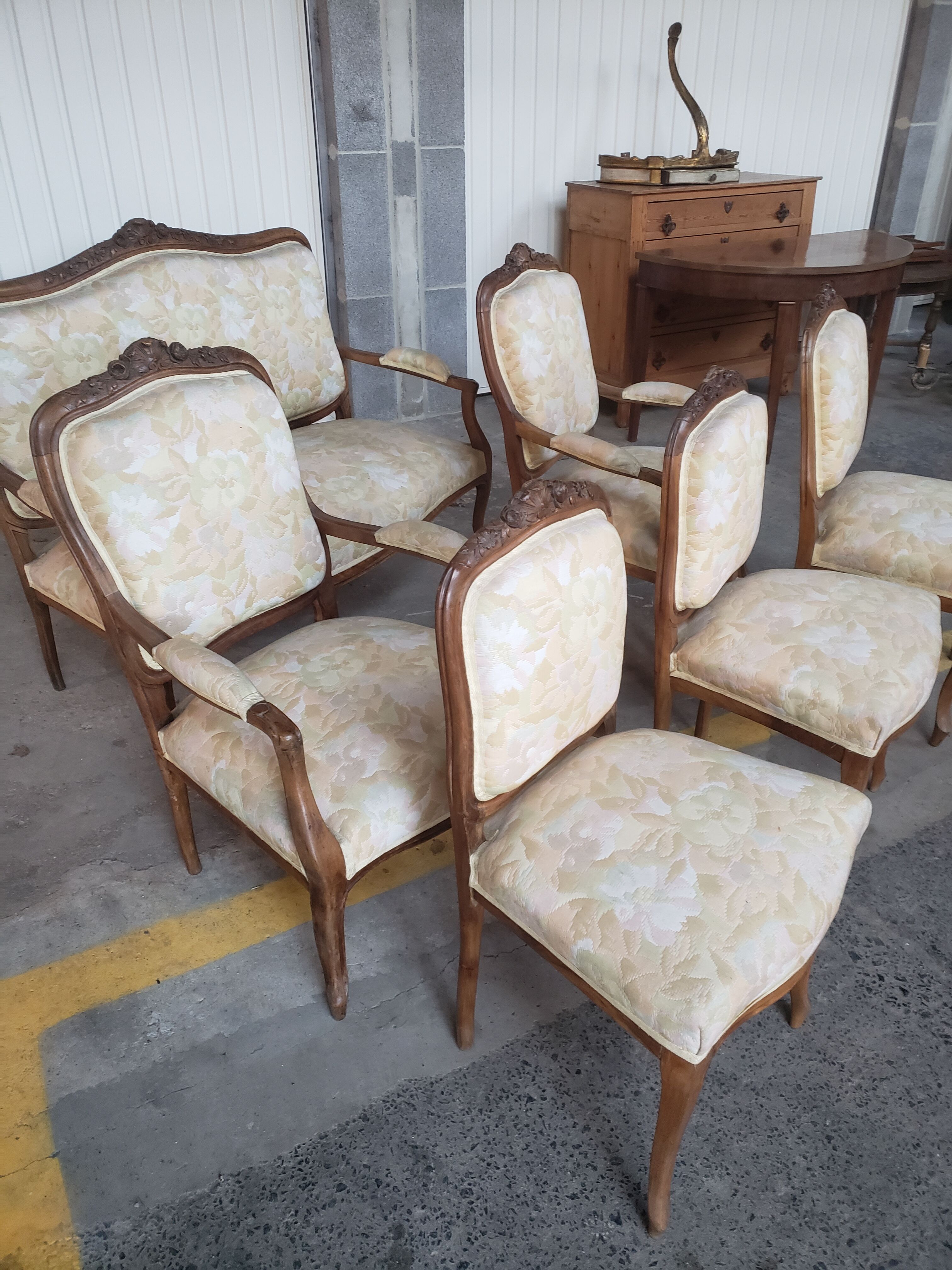 Salon 6 rooms Louis Philippe