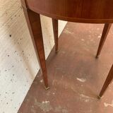 Louis XVI style pedestal table in rosewood veneer XX century