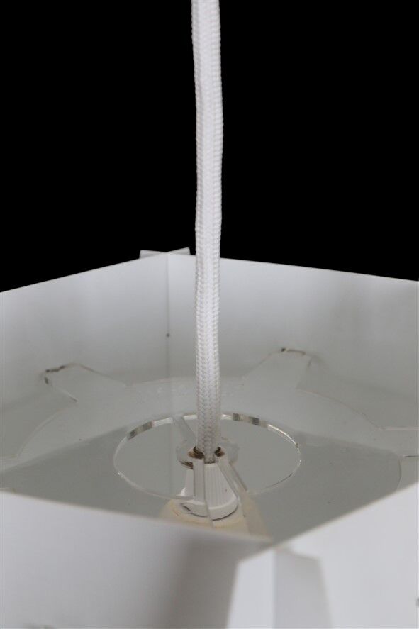 Rare set of 2 pendant lamps by Lars Schiøler for Hoyrup / Hoyruplight / 1960s-1970s