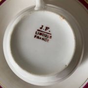 Service à thé en porcelaine de Limoges