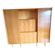 Armoire secrétaire en plaqué chene style scandinave / vintage