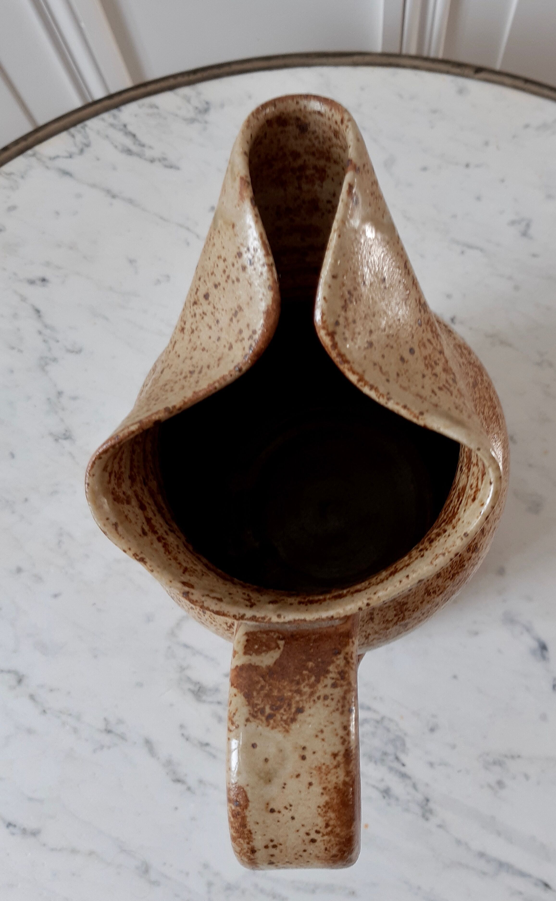 Vintage design sandstone pitcher