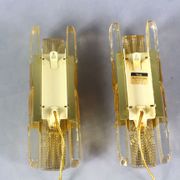 Pair of danish wall scones Alladin by Vitrika 1960s