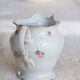 Vintage white porcelain milk jug – Romantic floral pattern