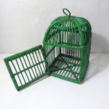 Vintage rattan cage