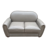 Leather club sofa