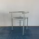 1980s tubular metal chair