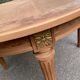 Table de salle à manger ronde extensible signée Jansen Paris 1930