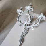 Pair of bronze light fixtures