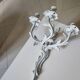 Paire de luminaires en bronze