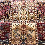 Wool carpets, cloisonné decorations of birds and gardens, mechanical weaving. New condition.