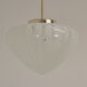 Mid-century Glass Pendant,Czechoslovakia,1970's.