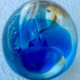Paper press, crystal sulphide with abstract decoration