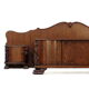 Hand carved Burr Walnut Bedroom Set with big Lion claw / paw feet, 19th century
