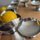 Vintage stainless steel ice cream scoops