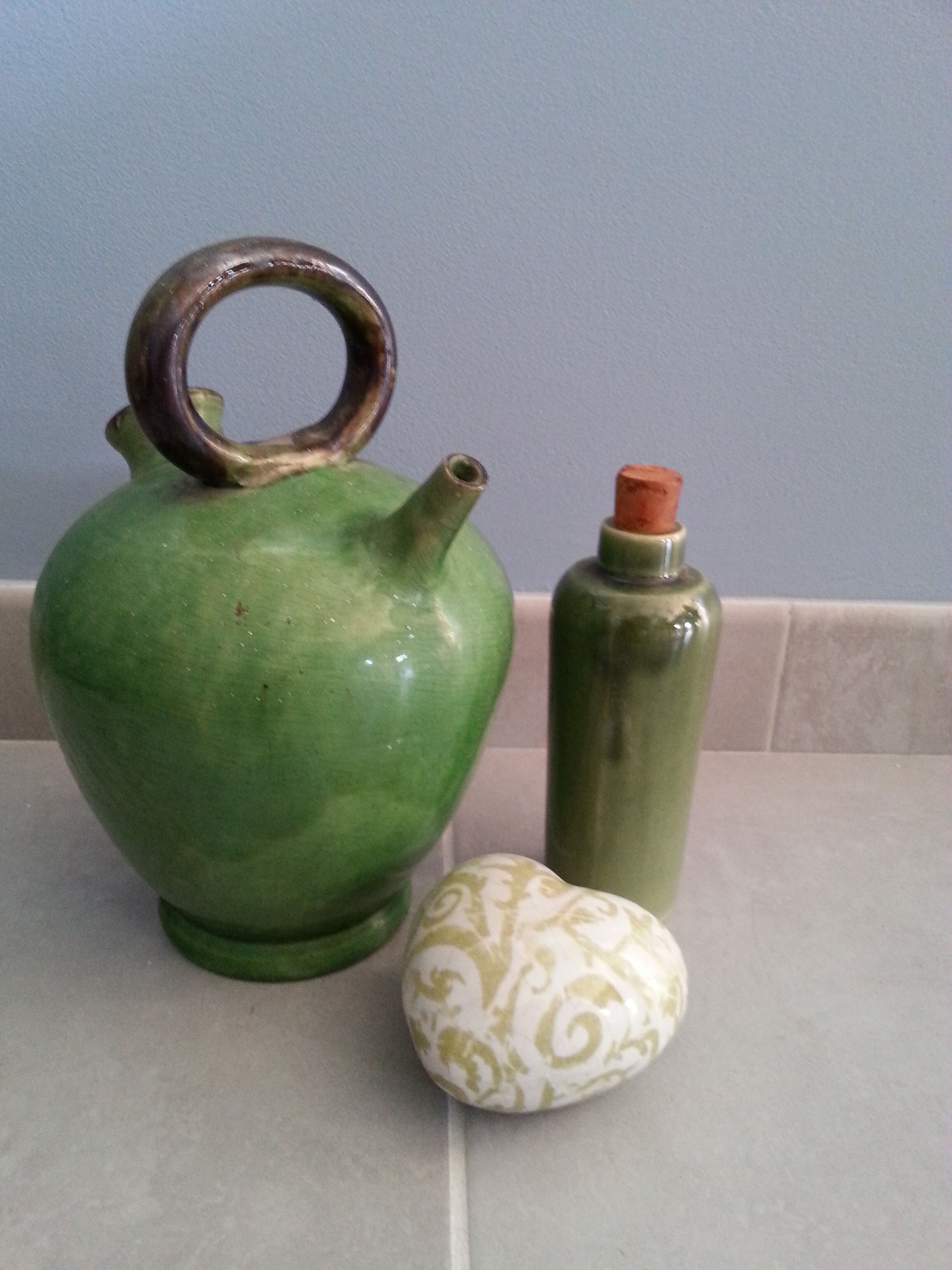 Batch bottle, jug stoneware vintage