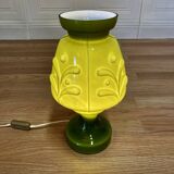 Large glass lamp Scandinavian design 1950.