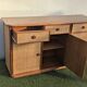 Vintage 1980s rattan sideboard by Roche Bobois