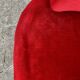 Fauteuil crapaud en velours rouge