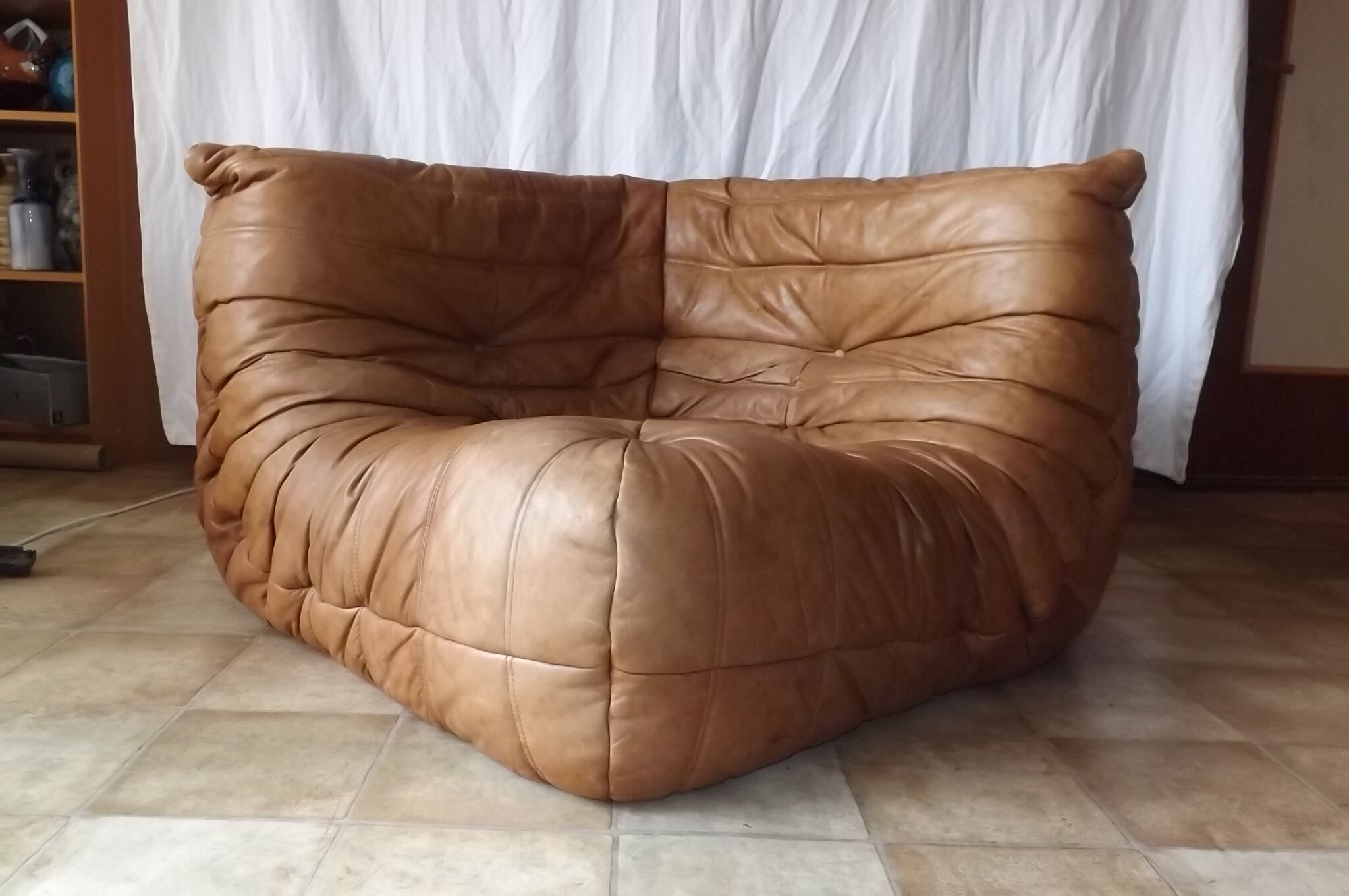 Angle armchair Togo Michel Ducaroy designed Ligne Roset 1970