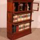 Globe Wernicke Library in Mahogany with 3 pieces and a small cabinet.