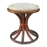Bamboo and rattan stool “tam tam style”