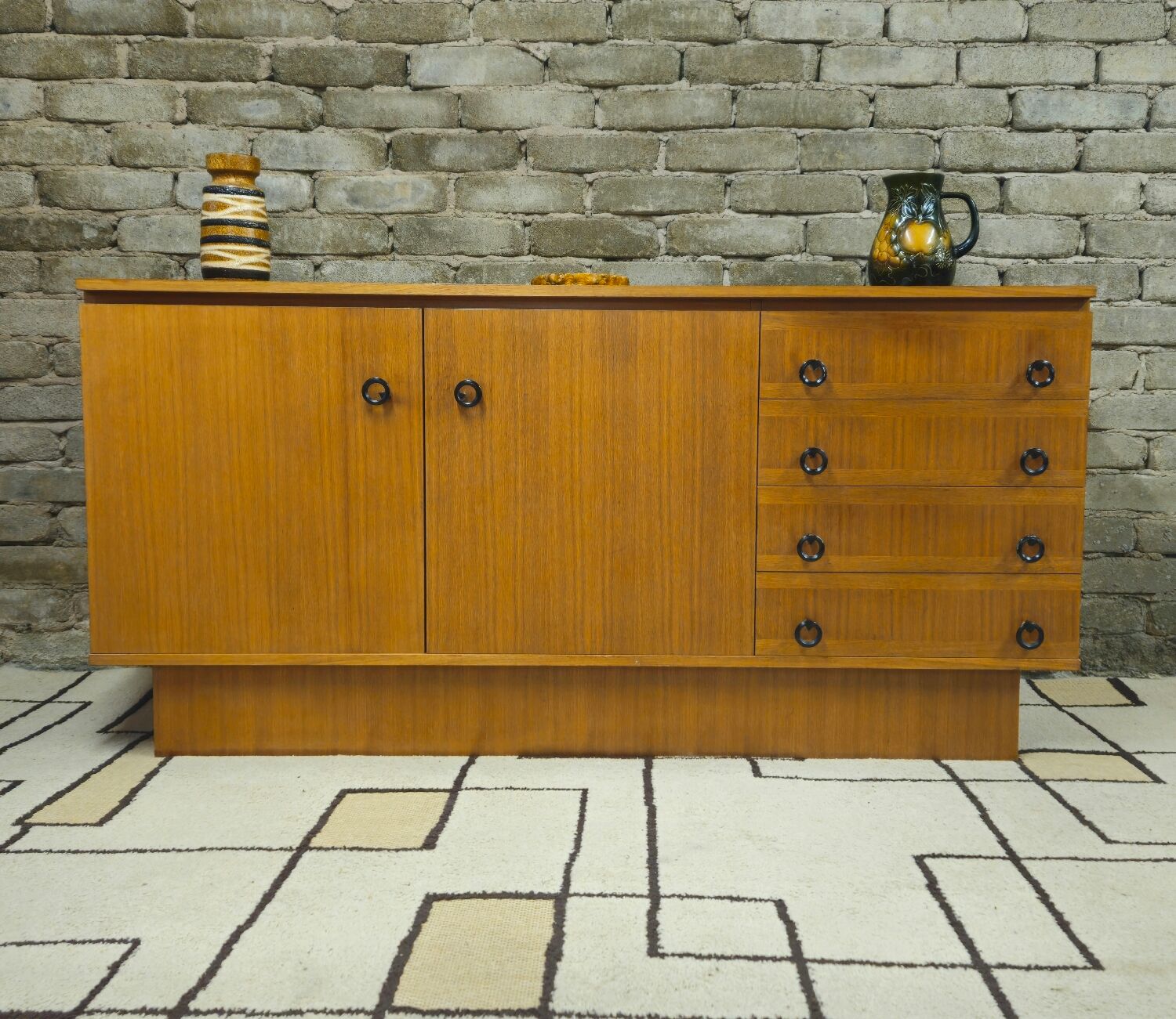 1960s vintage Scandinavian enfilade