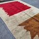 Moroccan Berber rug 300 × 200 cm – ecru, red and brown, graphic pattern