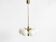 Beautiful 1960s Kaiser Leuchten brass ceiling lamp with 6 opal glass shades