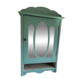 Armoire de toilette vintage en bois