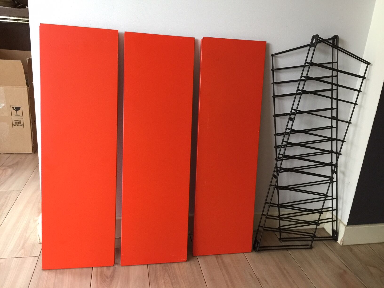 Wall shelf by a. d. dekker for taken, netherlands, 1950 s