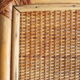 Vintage square rattan side coffee table