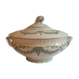 Soup dish Sarreguemines Louis XVI
