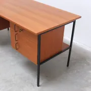 Minimalist freestanding desk by Günter Renkel for REGO, 1960s