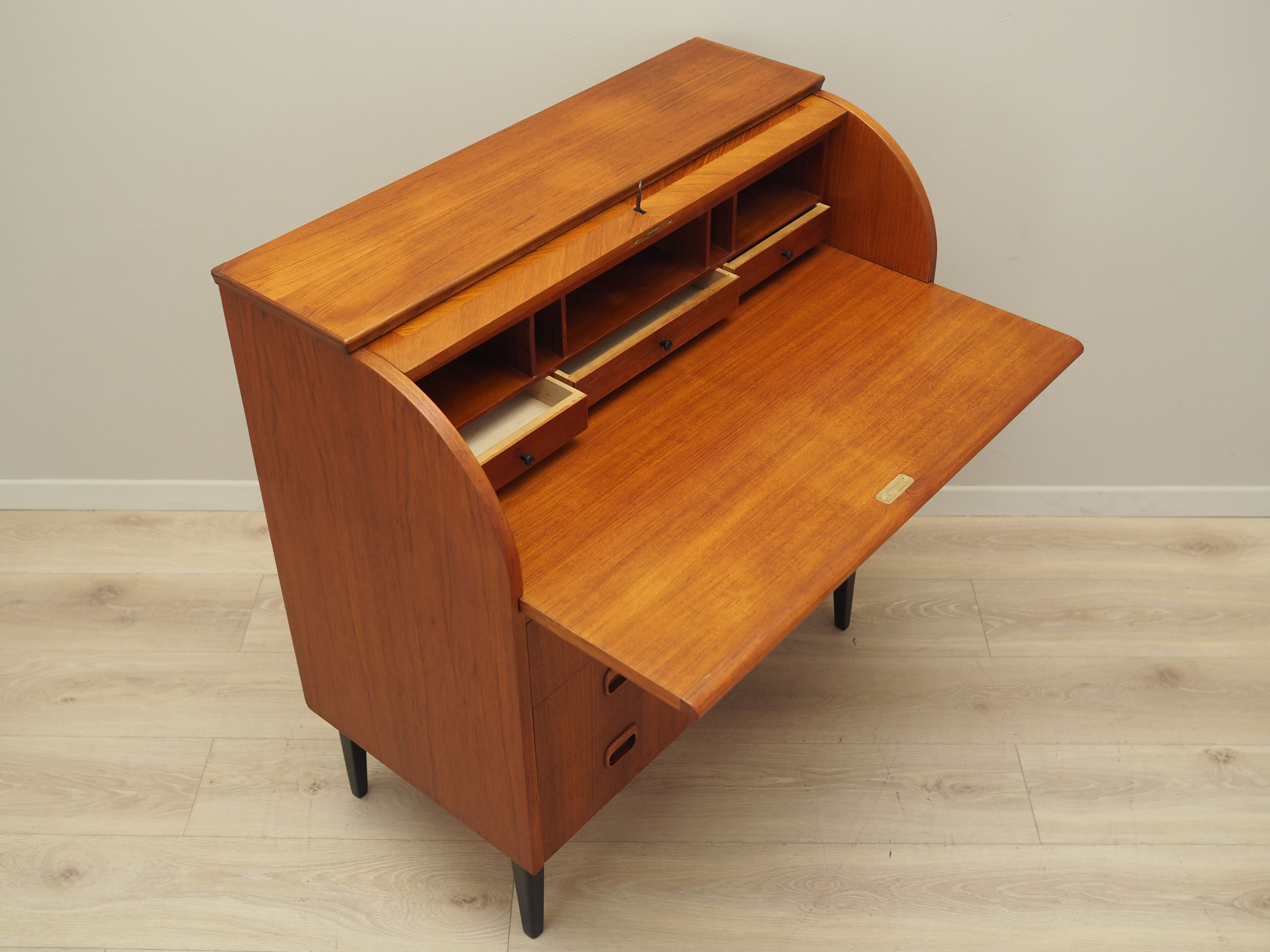 Teak secretary, Danish design, 1970s, production Denmark