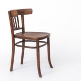 Vintage Chair 1950s Germany, Beech Wood, Mid Century Wooden Chair, Dining