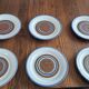 Set of six dessert plates Arabia Finland Peter Winquist