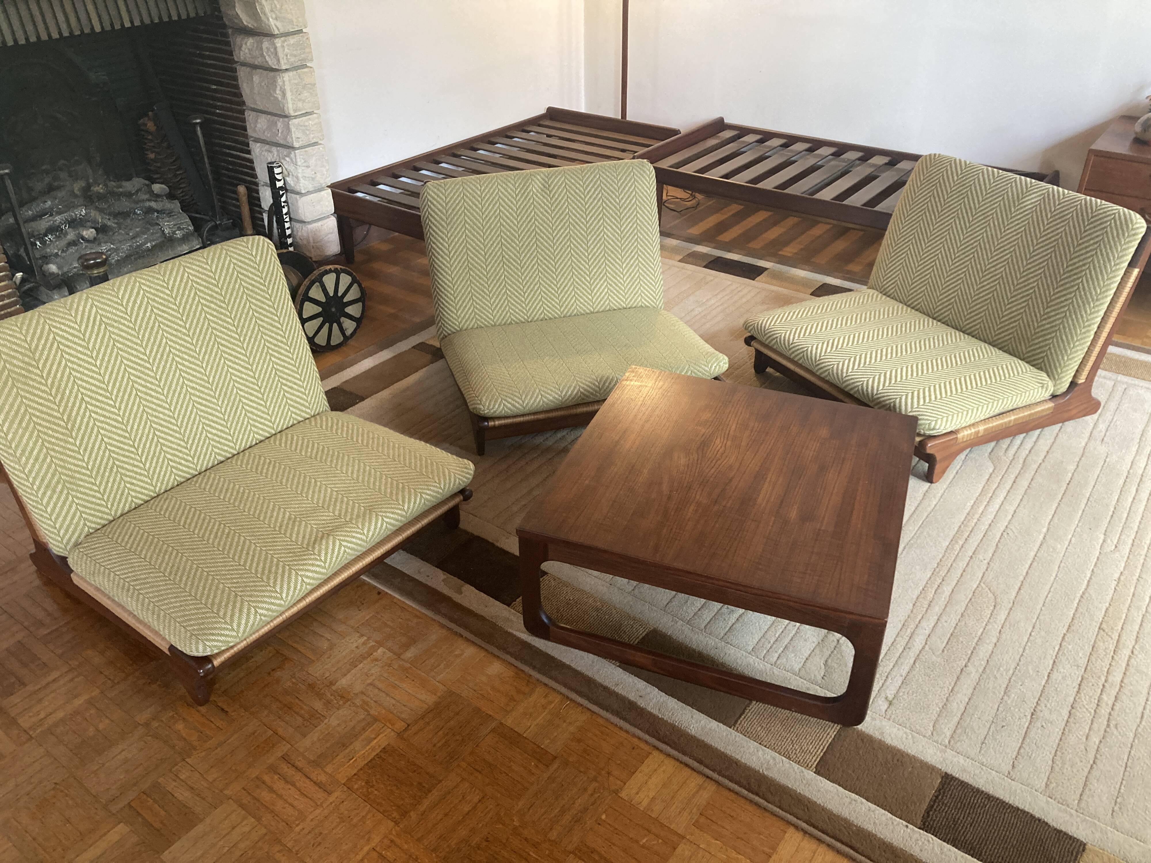 Modular TV Canapé 161 Hans Holsen Teck, 1960s