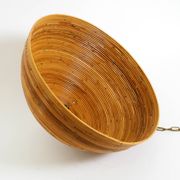 Italian 1970s bamboo ceiling pendant lamp | Ø 72 cm | Vivai del Sud