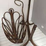 Vintage bentwood baby crib