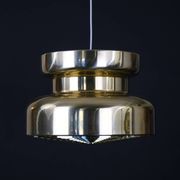 Golden Swedish design hanging lamp - XL - Carl Thore  ***  Sweden 1970 - Stylish lighting