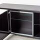 Giotto Stoppino for Acerbis Black Sheraton Sideboard Italy 1980s