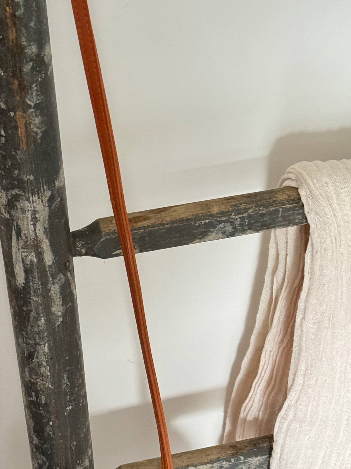 Old decorative wooden ladder