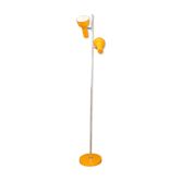 Vintage lamppost in yellow lacquered metal 1970's