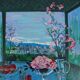 Michel Henry: Still life overlooking the city, original signed silkscreen print