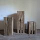 3 monoliths, ancient oak columns