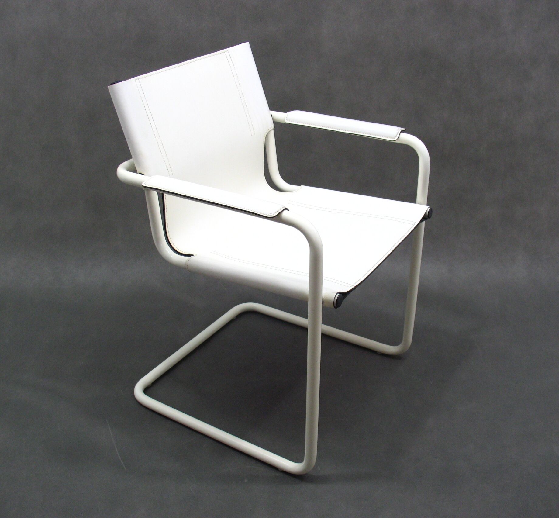 Tubular Bauhaus armchair, Italy, 1980s