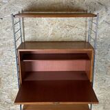 60s 70s teak shelf wall shelf WHB Germany string shelf Danish design