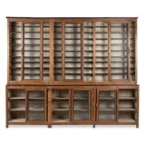 Antique Teak Bookcase with patina