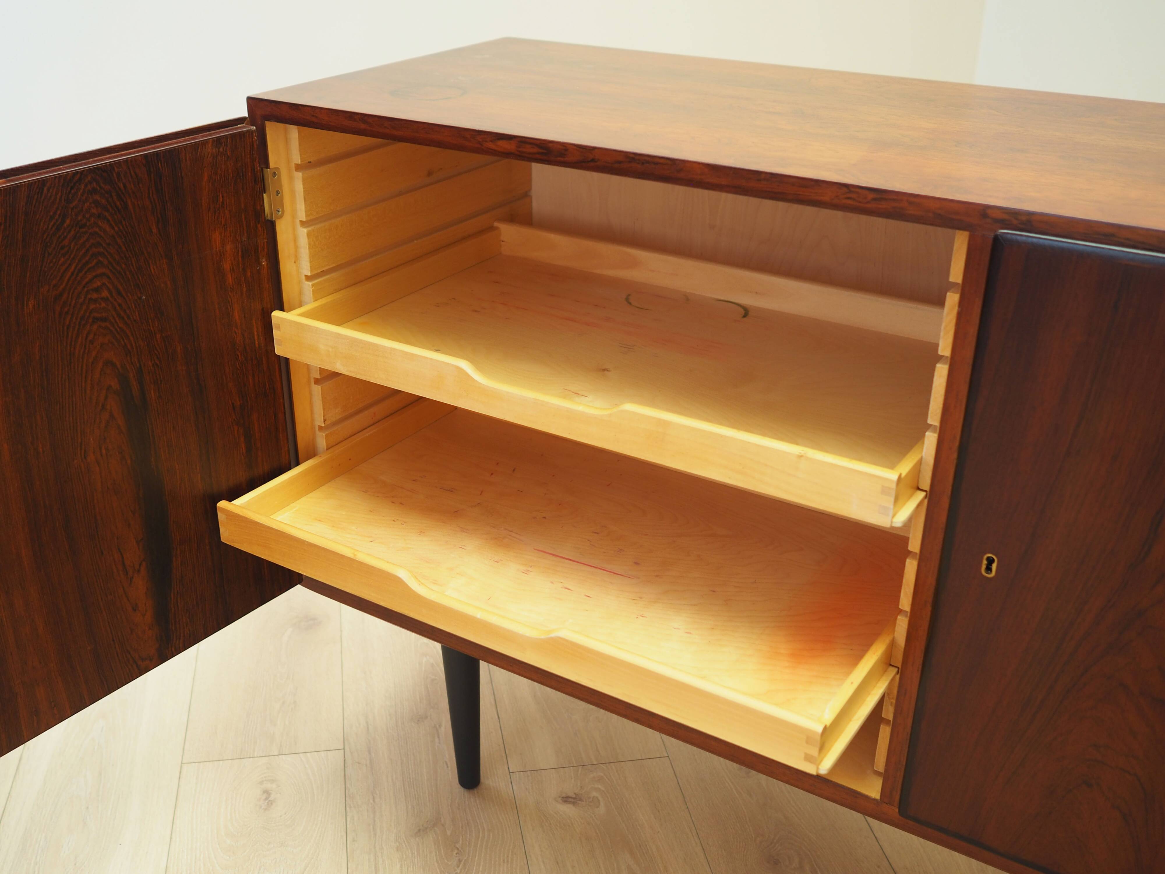 Rosewood cabinet, Danish design, 1970s, designer: Carlo Jensen, production: Hundevad